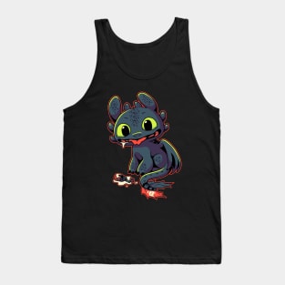 Pls Throw?? // Cute Dragon, Toothless, Viking, Kawaii Tank Top